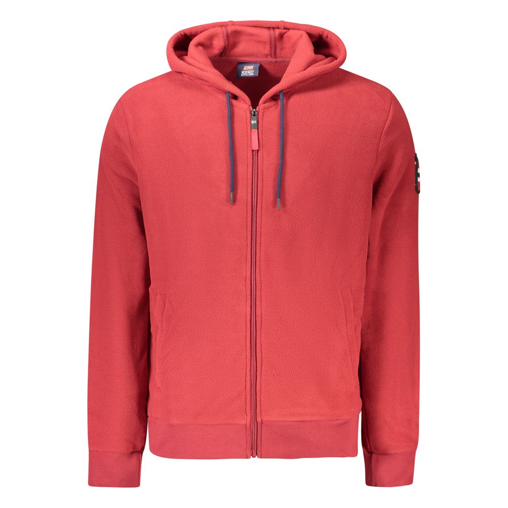 Norway 1963 Red Polyester Men Sweater